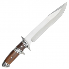 SCK Hunting Knife CW-010 – Jagdmesser mit Holzgriff und Nylon-Scheide